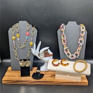 The Golden Confetti Collection – 7 Piece Jewelry Bundle